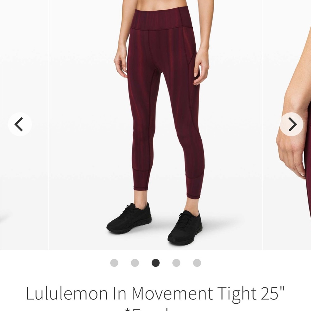 Lululemon In Movement Tight 25” Everluxe
